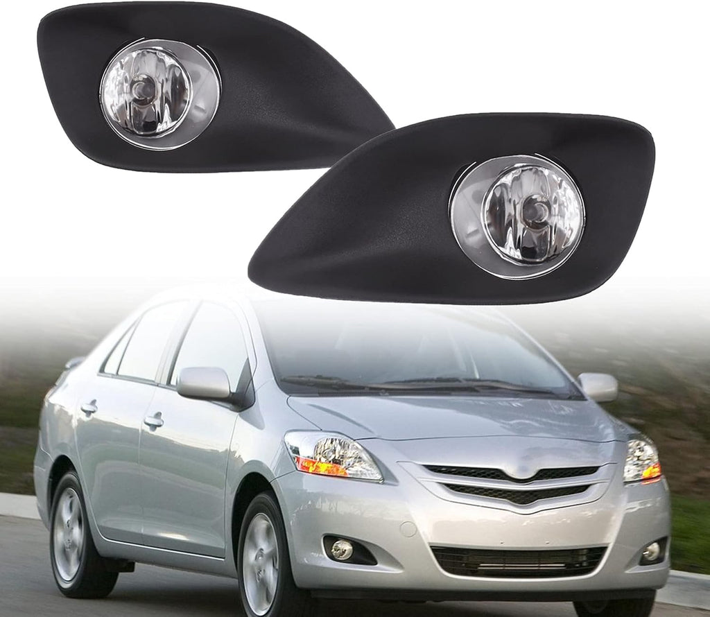 2Pcs Clear Fog Lights with Switch Kit V996