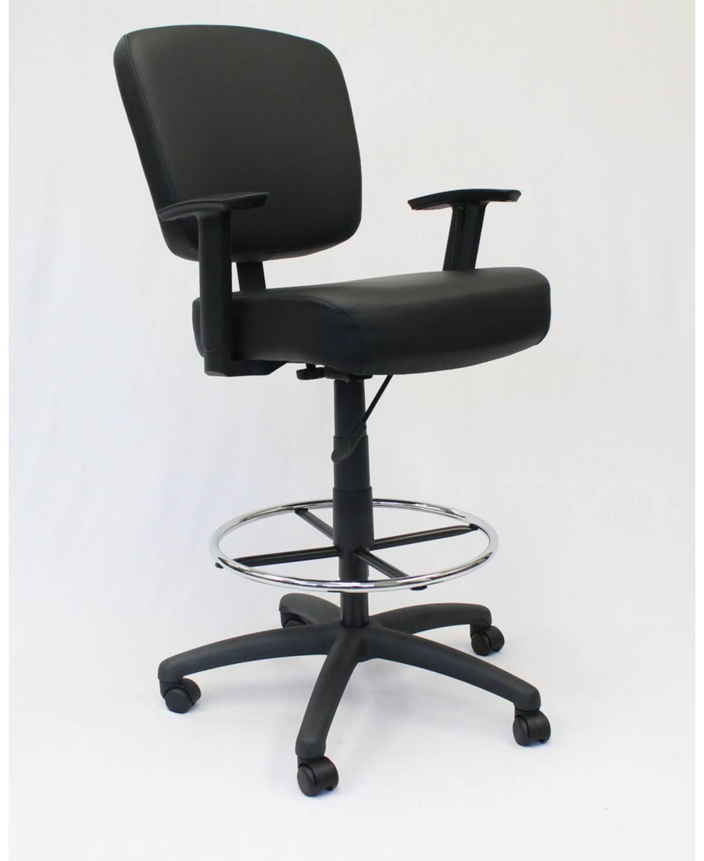 Black Oversized Drafting Stool Q5036