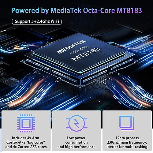 Android 13 Tablet 10 Inch 128GB ROM 16GB RAM 2 In 1 with Keyboard Octa-Core 13MP Camera FHD IPS Display P209665