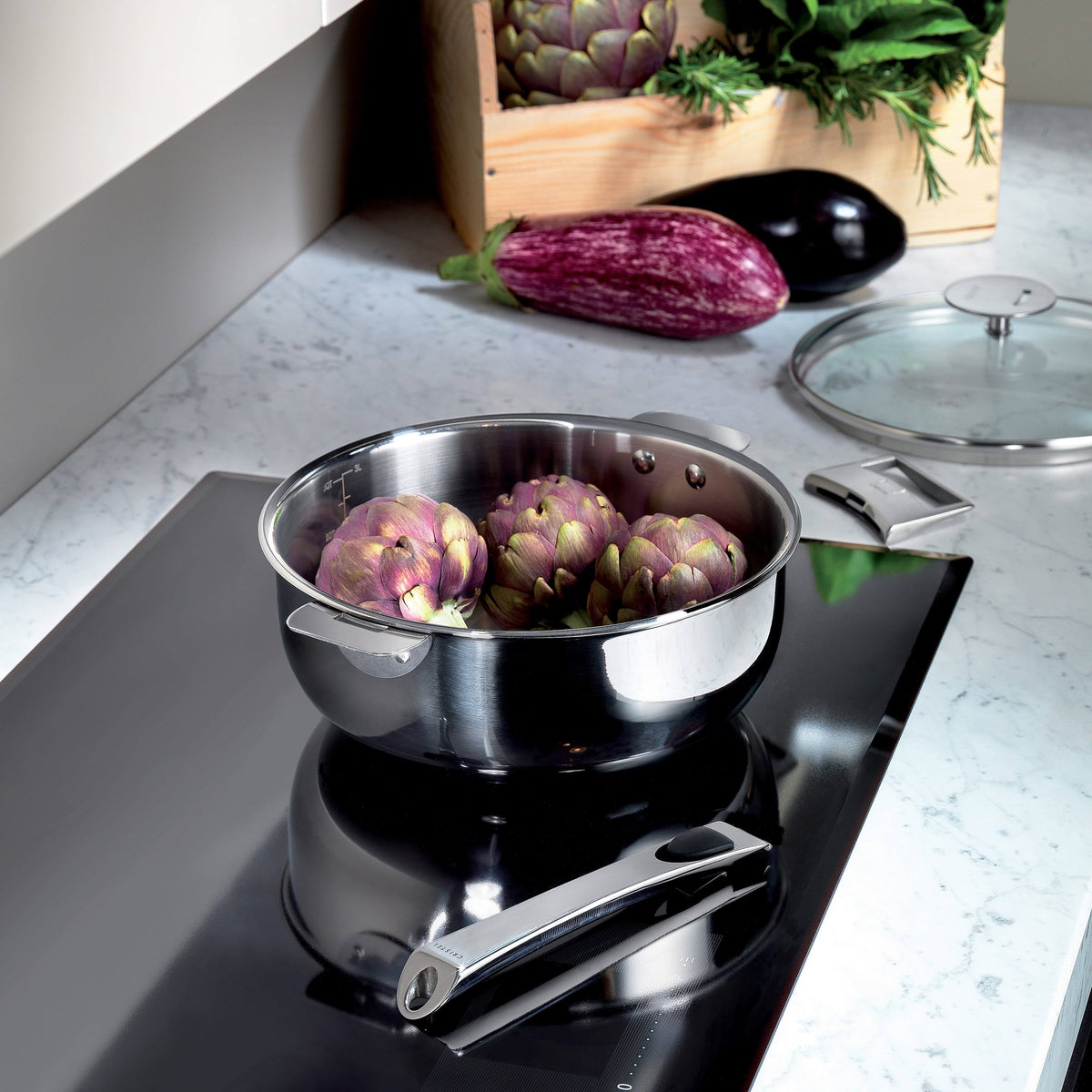 Silver 4 Quart Wok W42095