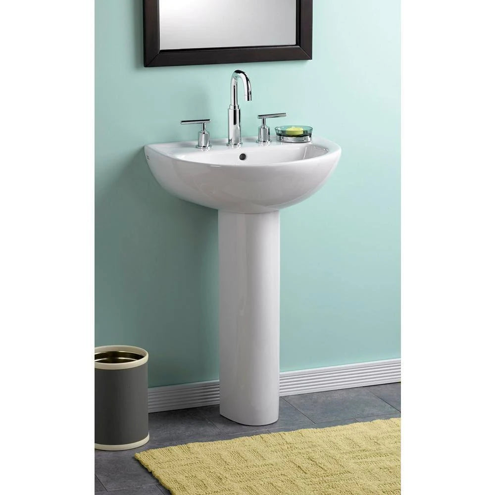 White Sink Pedestal O314