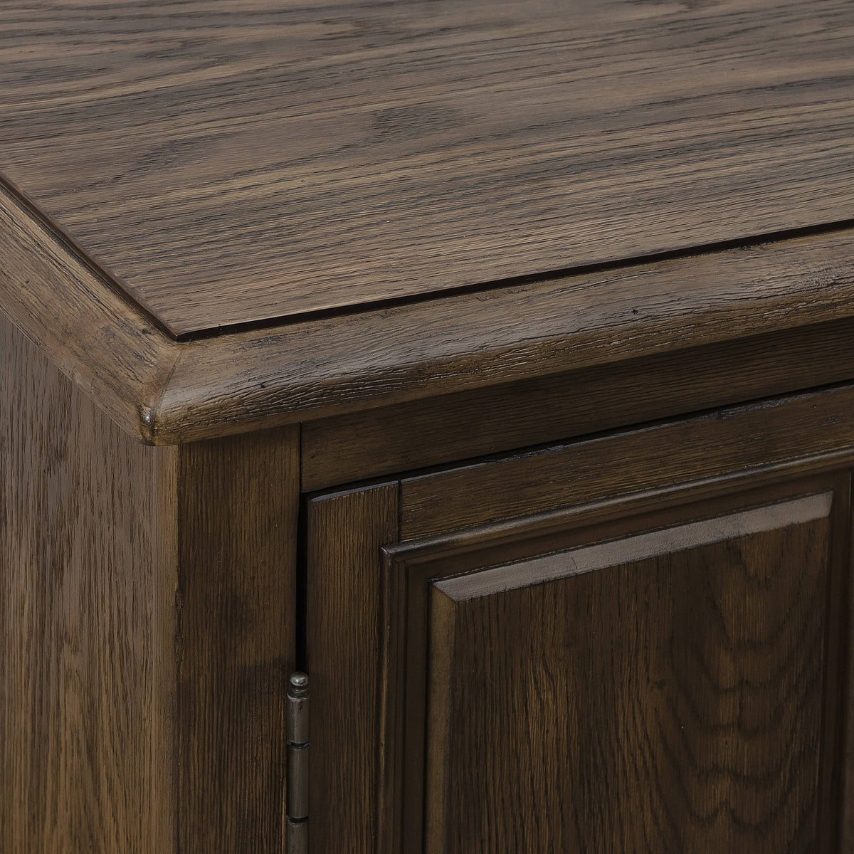 Oak Brown Two Door Accent Chest E11791