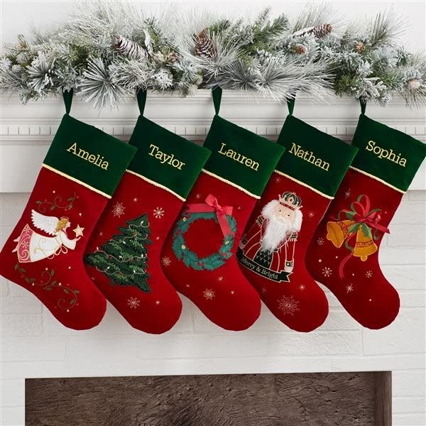 Personalized Christmas Stocking 100% Polyester 19.5" L C195626