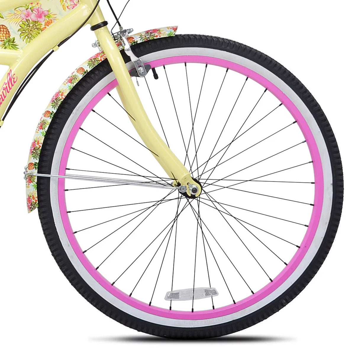 Yellow 3-Speed Cruiser Bike J47813