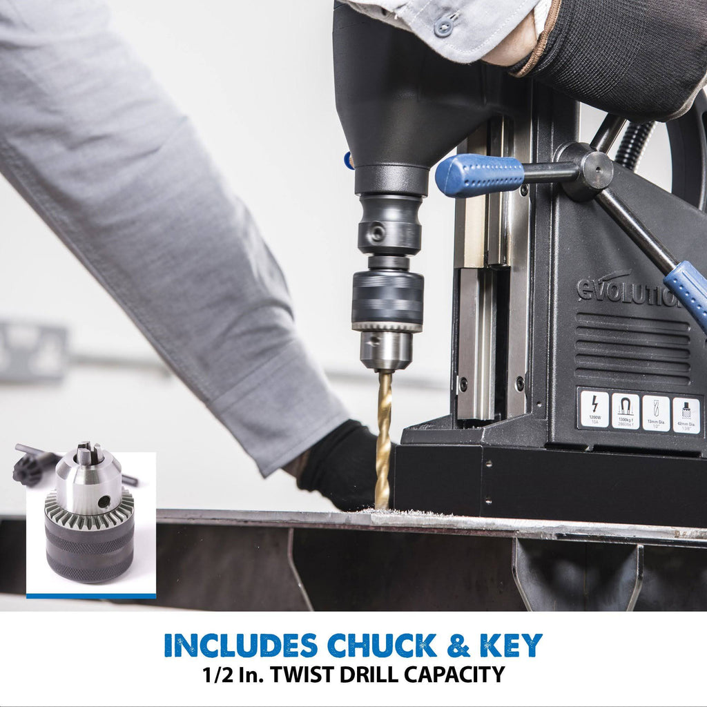 1-1/8 Magnetic Drill with Carry Case K98151