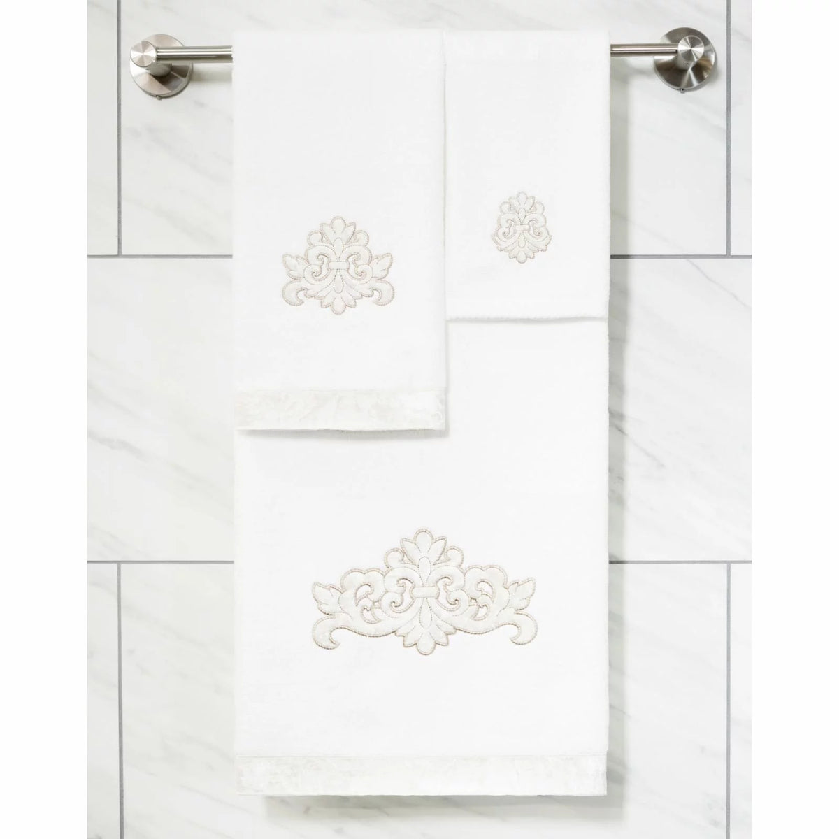 Turkish Cotton 2 Piece Fingertip Towel Set N10080
