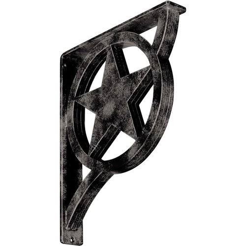 Antiqued Warm Silv Wrought Iron Bracket Y770375