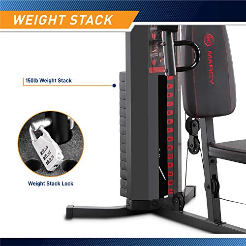 Steel Home Gym 150lb Weight Stack Machine Z420254