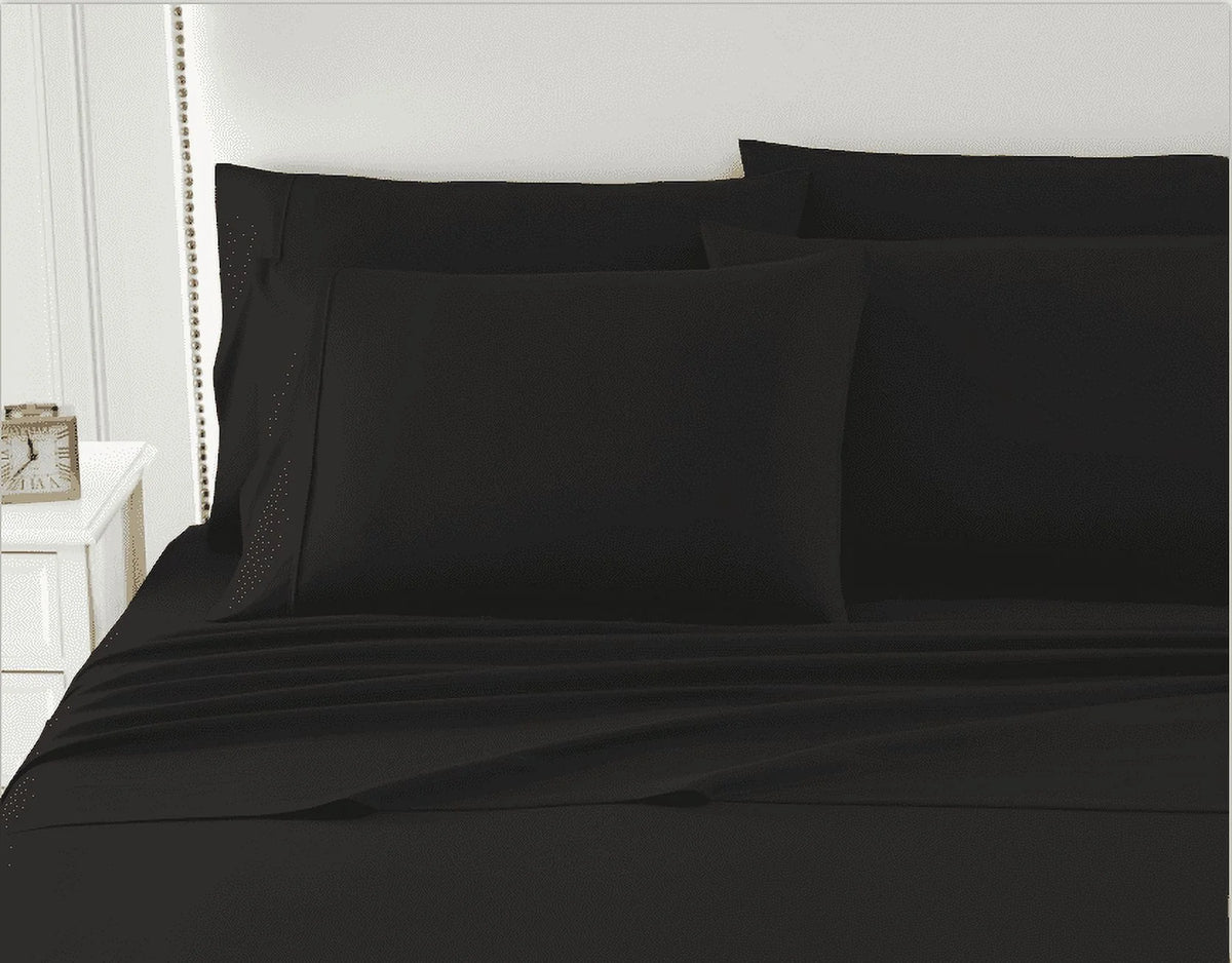 Black Queen 6pc Microfiber Deep Pocket Sheet Set V615181