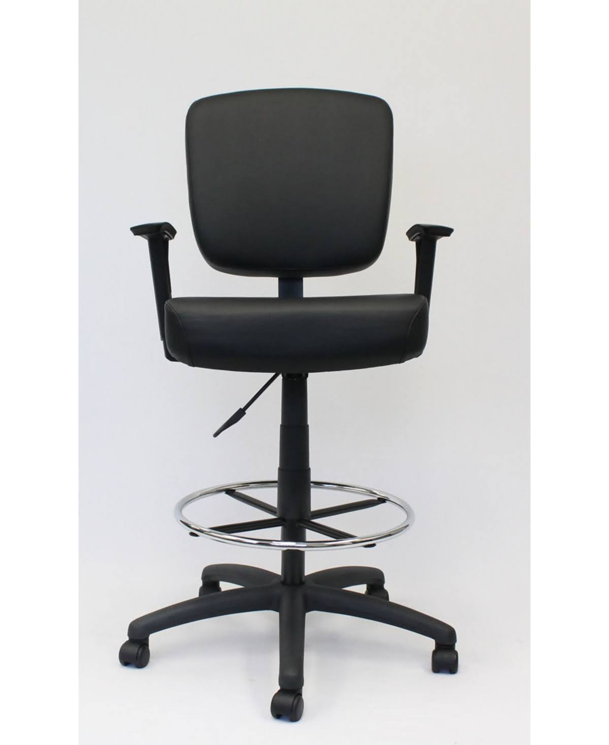 Black Oversized Drafting Stool Q5036
