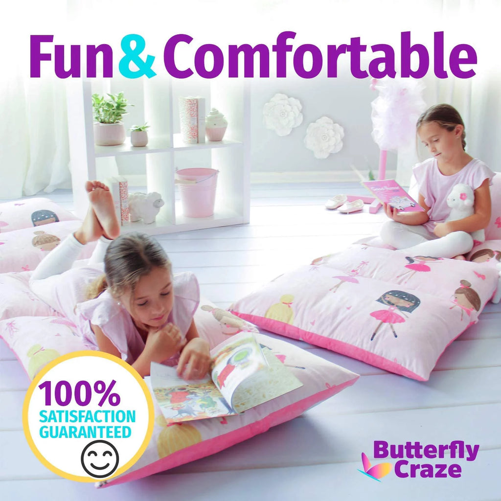 Black/White King Floor Pillow Case F158