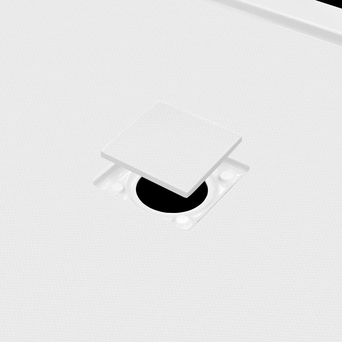 White 48 x 34 Threshold Shower Base Pan U9274