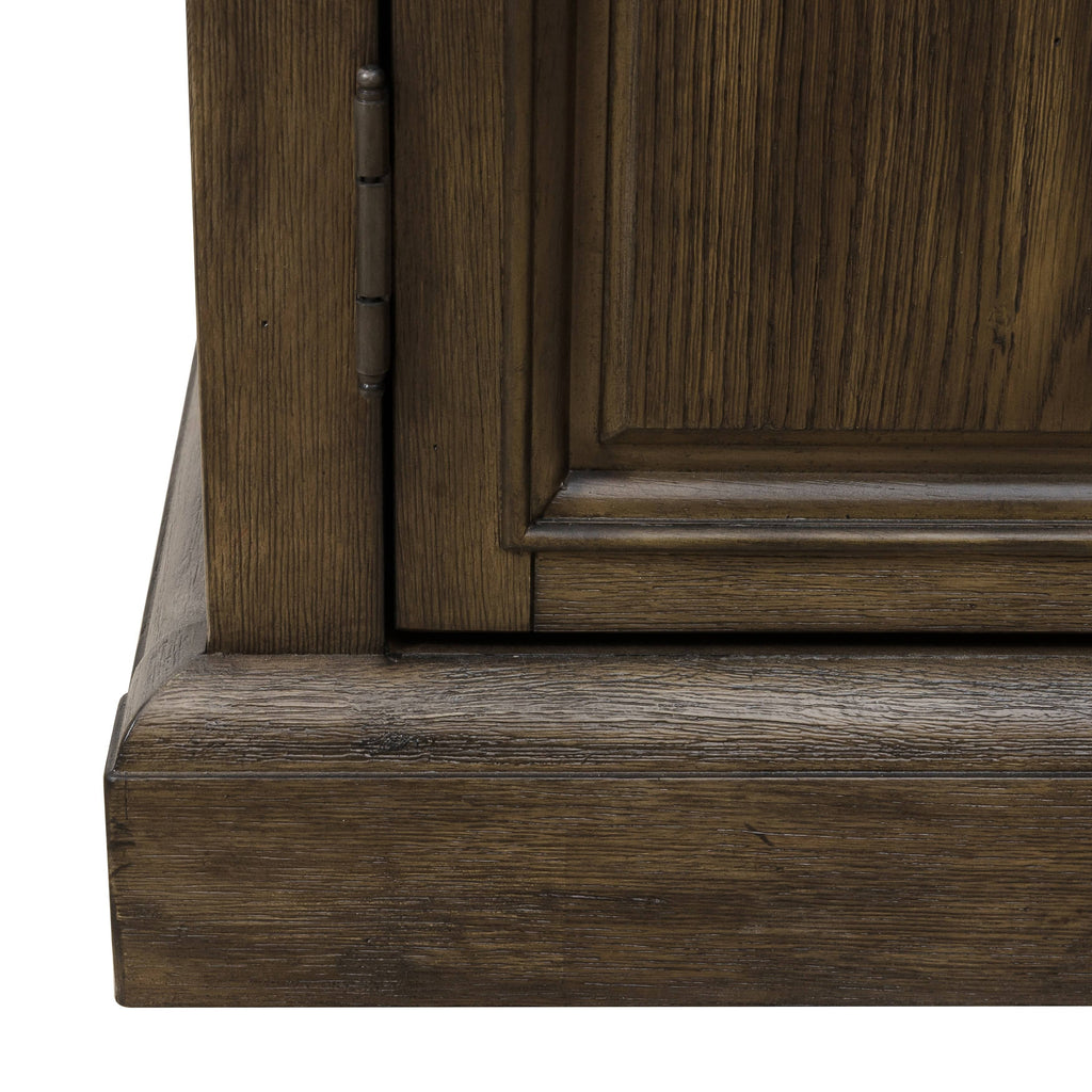 Oak Brown Two Door Accent Chest E11791