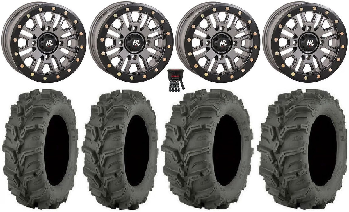 14" Wheels 27" Mud Lite XTR Tires Kawasaki Mule Pro FXT K901