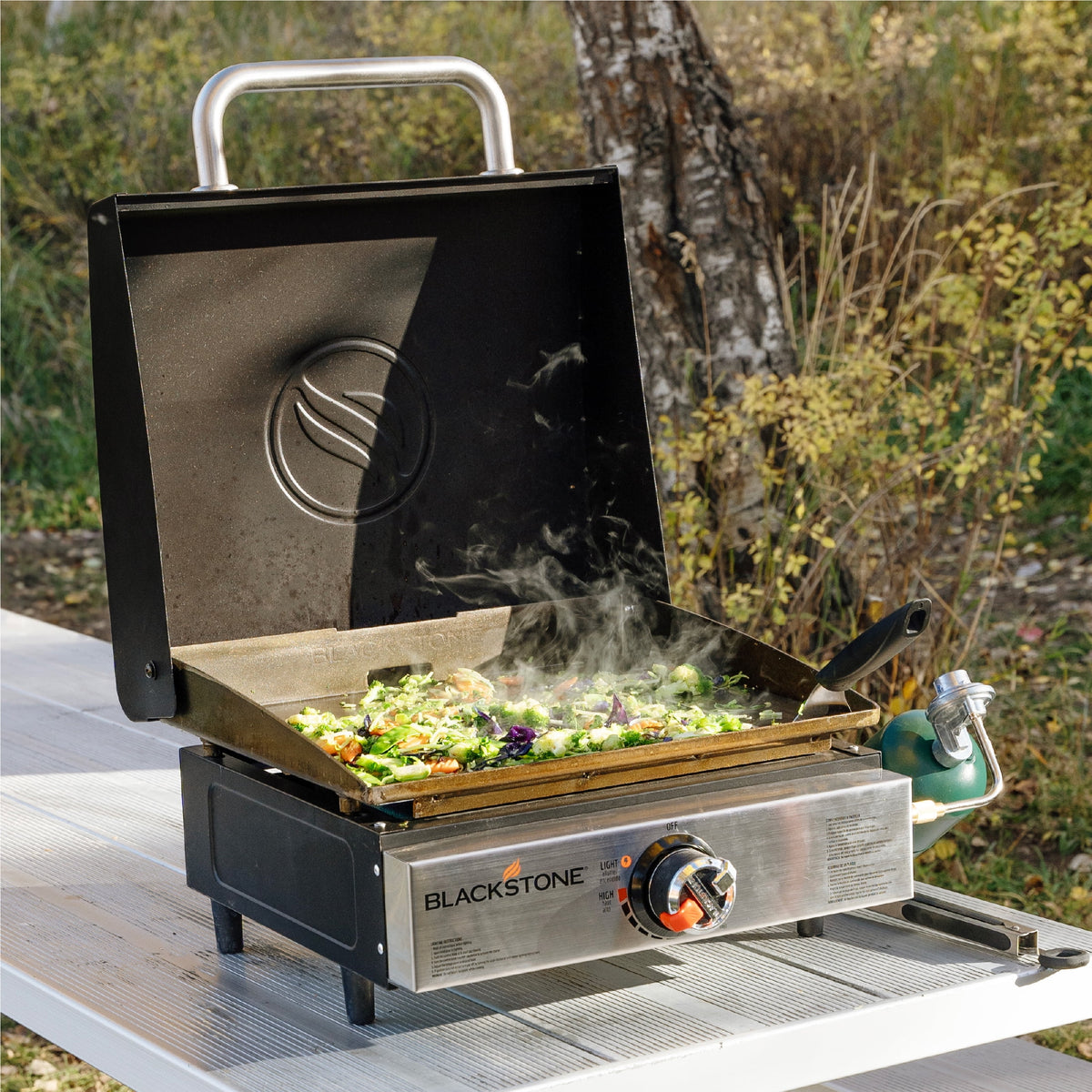 Tabletop Propane Griddle with Hood P562304