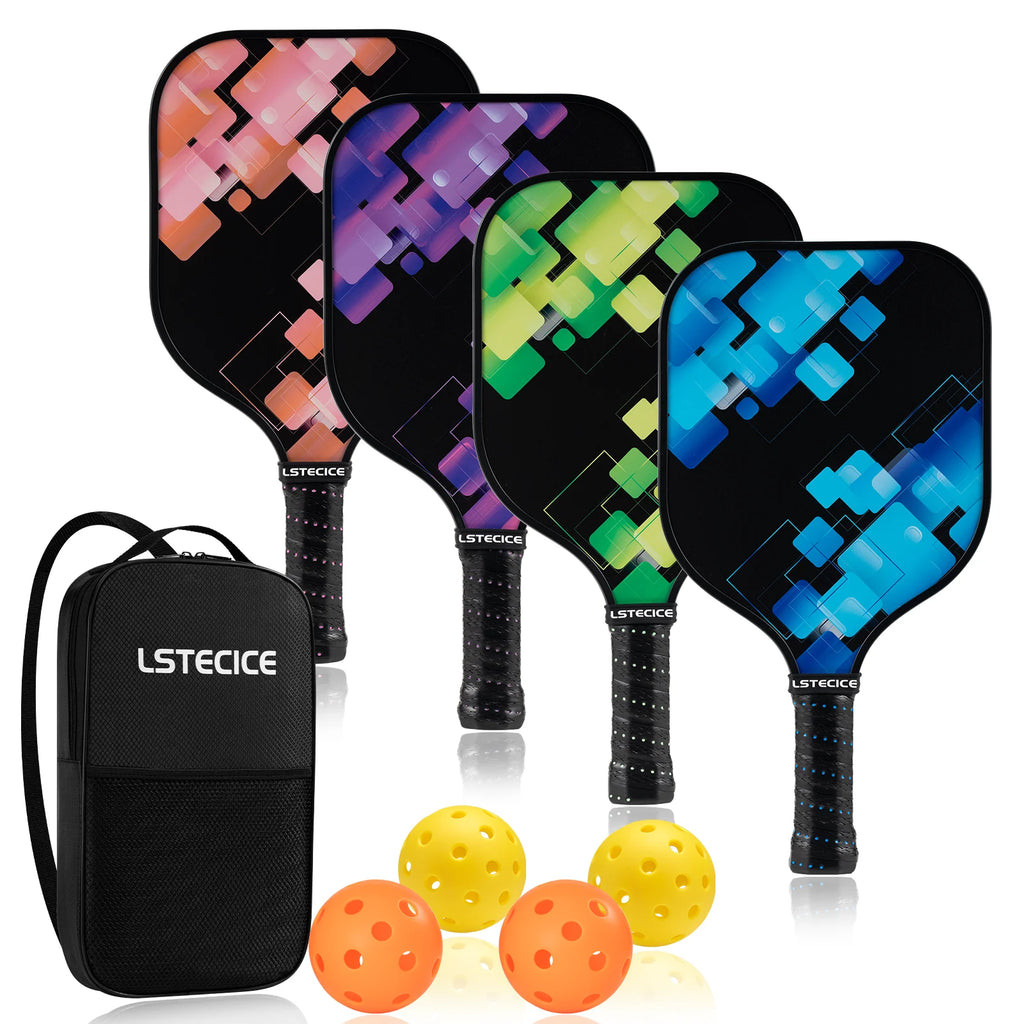 8oz Fiberglass Pickleball Paddles Set of 4 K27750