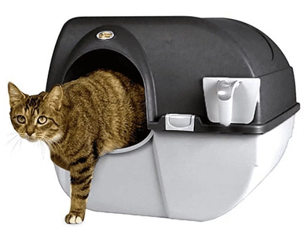 Black Self-Cleaning Litter Box A240