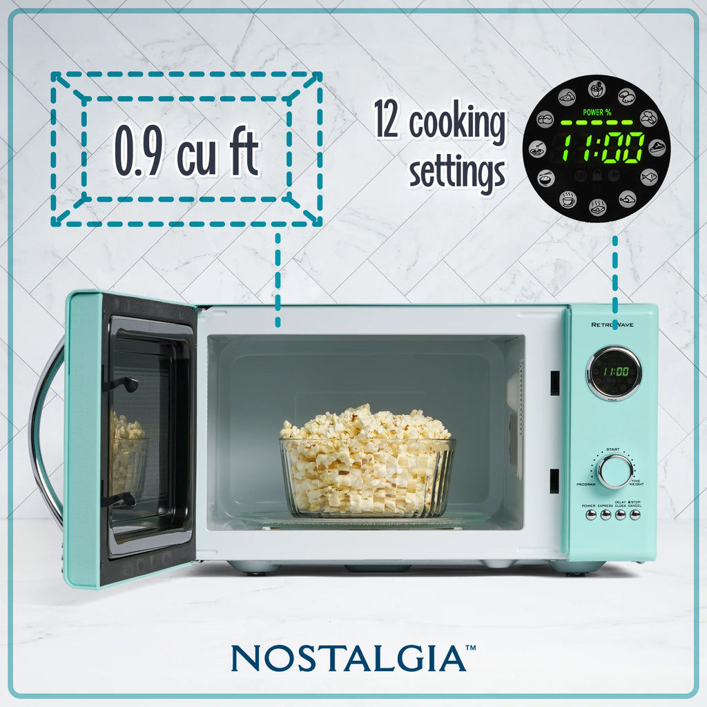 0.9 Cubic Foot 800-Watt Countertop Microwave Oven J219