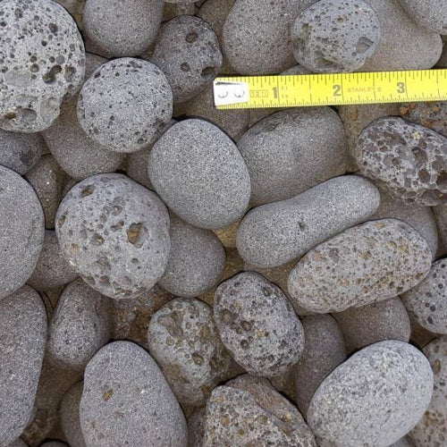 0.50 Cu. ft. 40 lbs. 1 in. to 3 in. Medium Black Lava Rock S364
