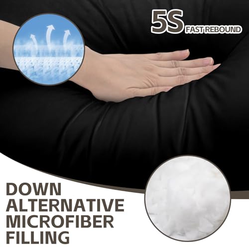 King Size Cooling Microfiber Pillows Set of 4 B41213