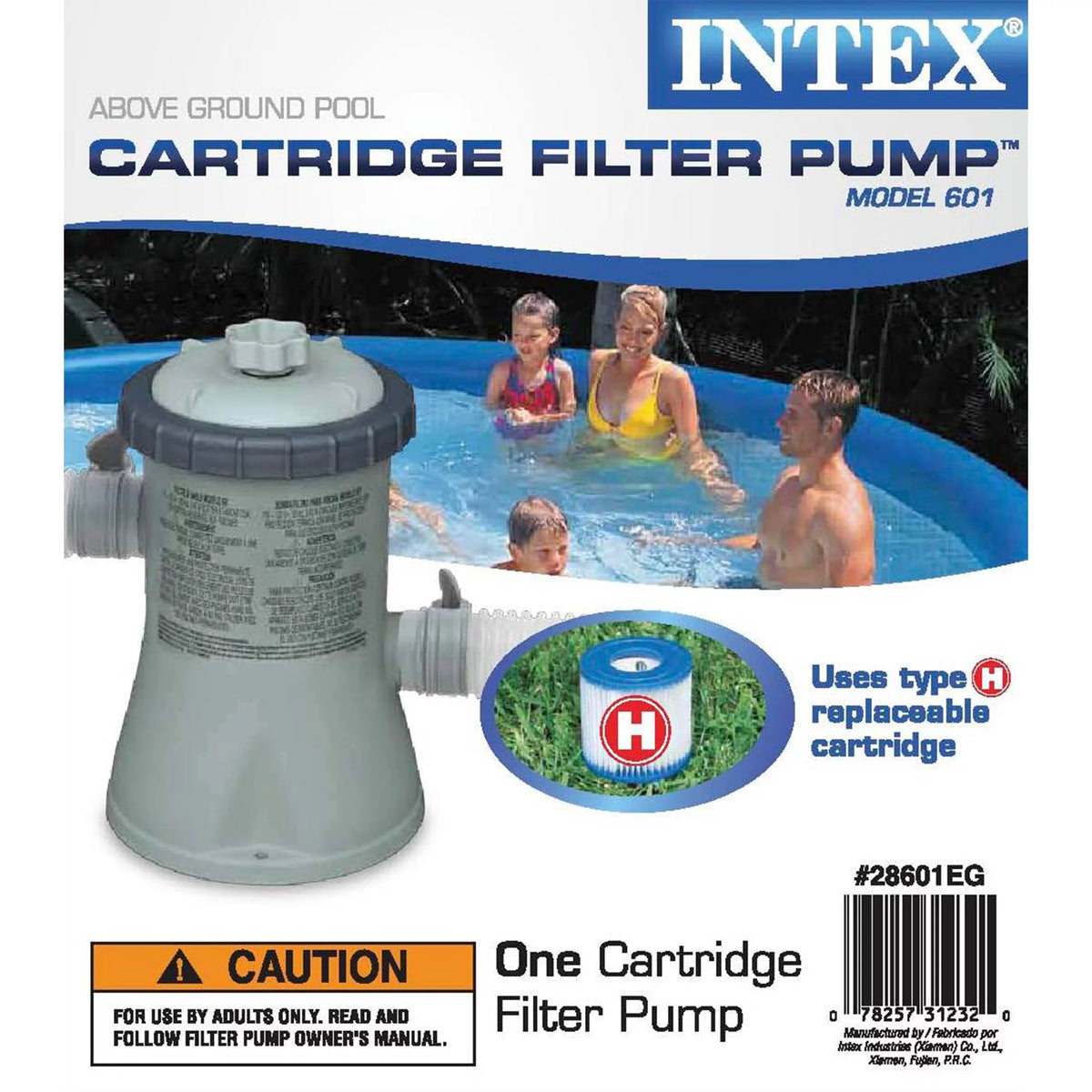 8ft x 30in Inflatable Swimming Pool with Filter Pump S54592