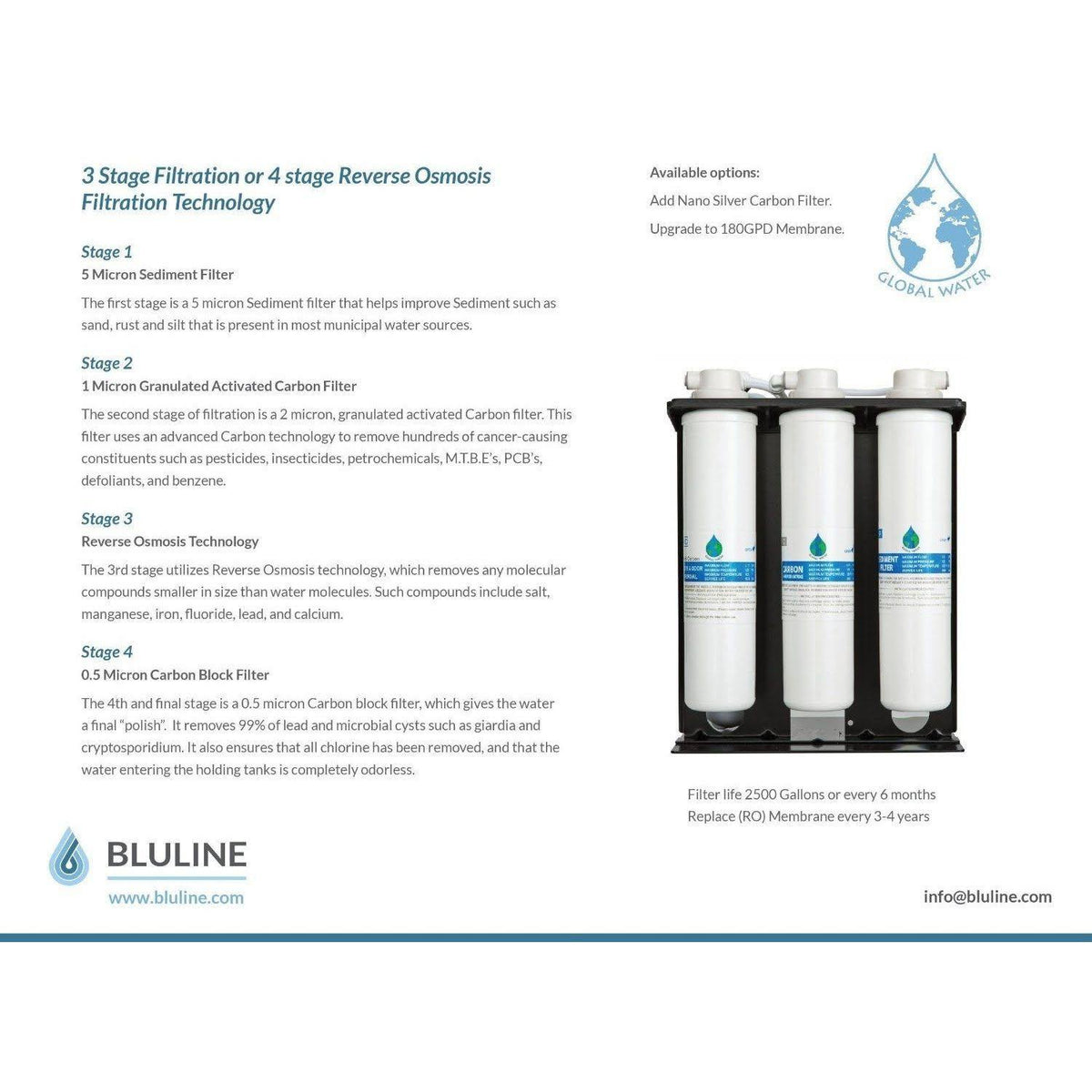 Silver Stainless Steel Bottleless Water Cooler H3121