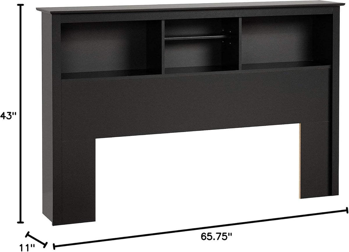 Black Full Platform Storage Bed with 6 Drawers D5593