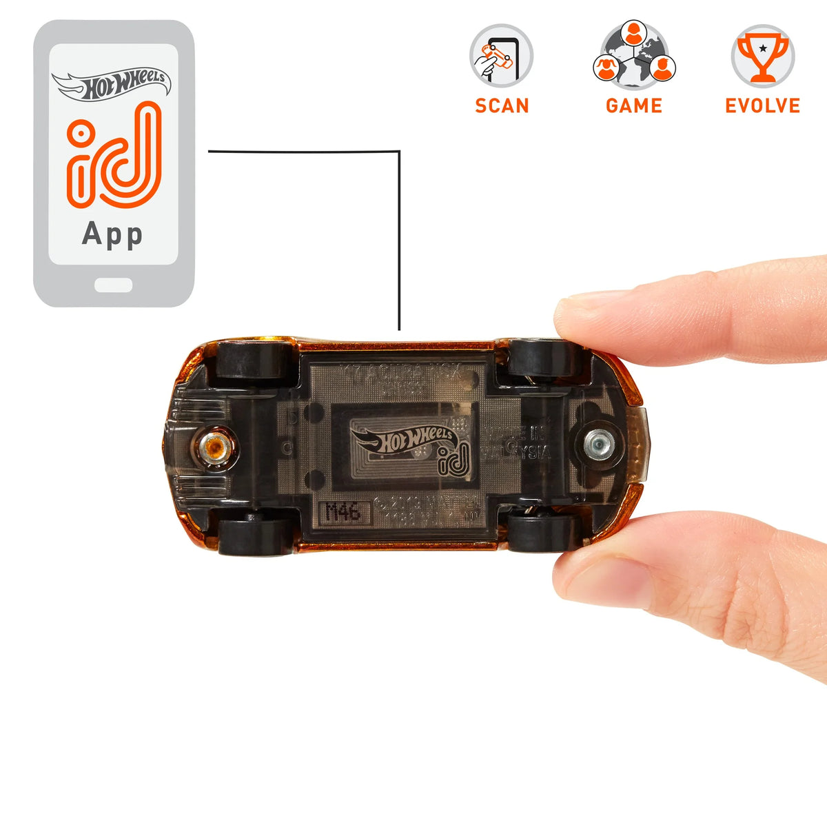 1:64 Scale Hot Wheels Car with Embedded NFC Chip O465
