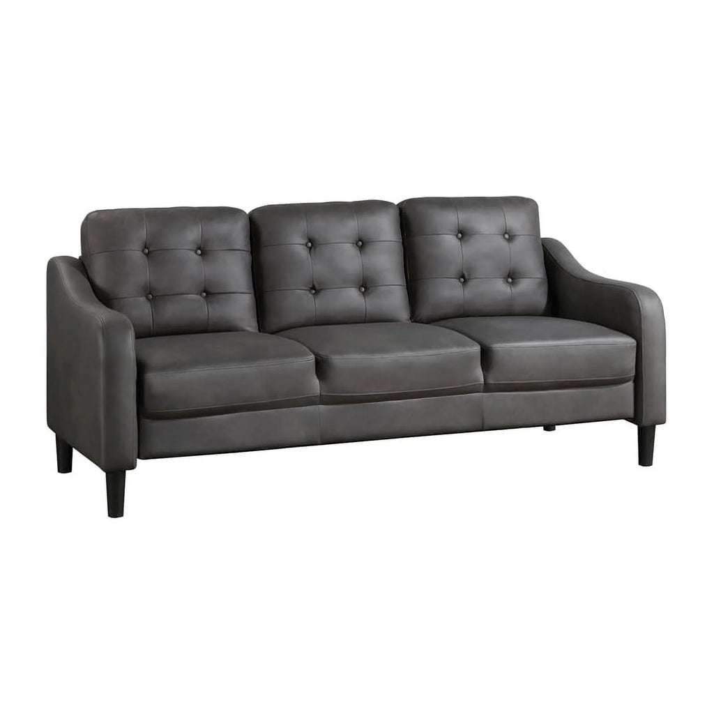 Gray 2-Piece Microfiber Sofa Set O4067