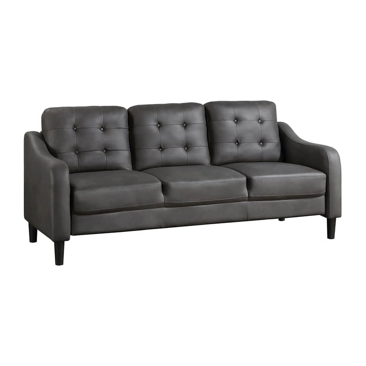 Gray 2-Piece Microfiber Sofa Set O4067