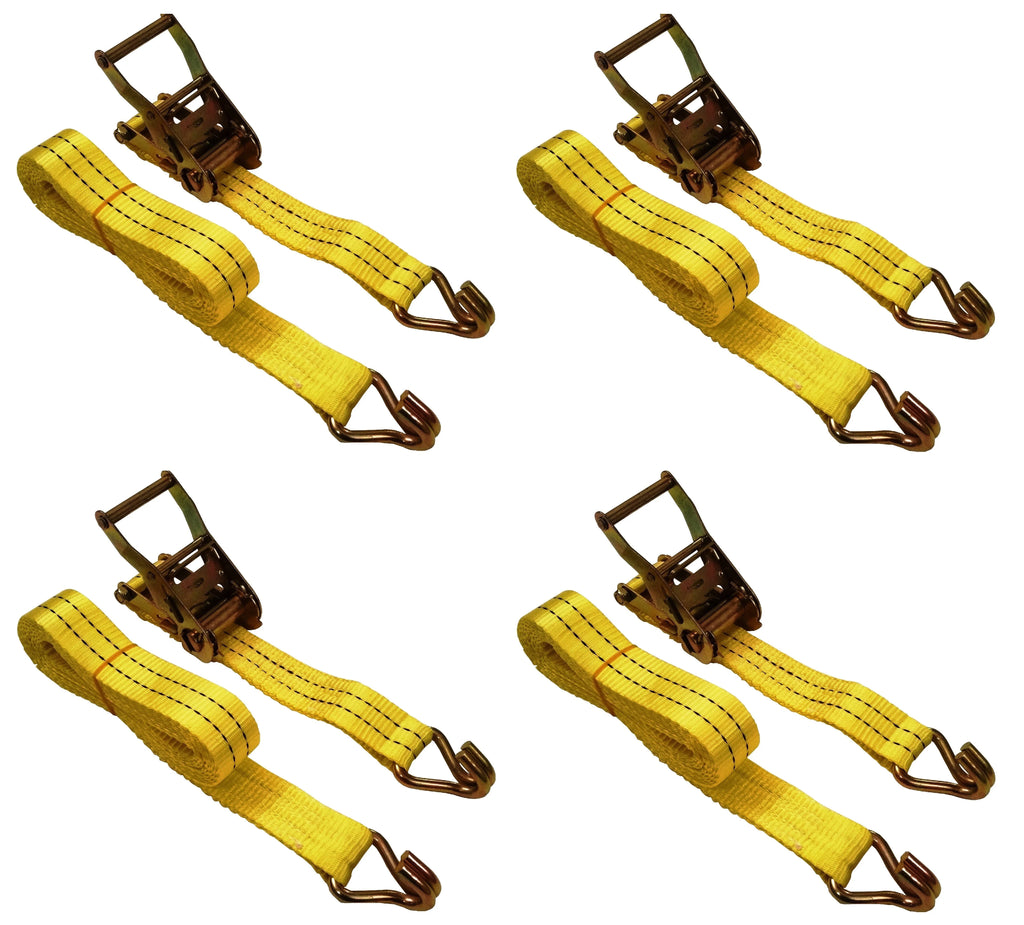 1.5"x15' Ratchet Straps 4000 Lbs 4 Pack F3948