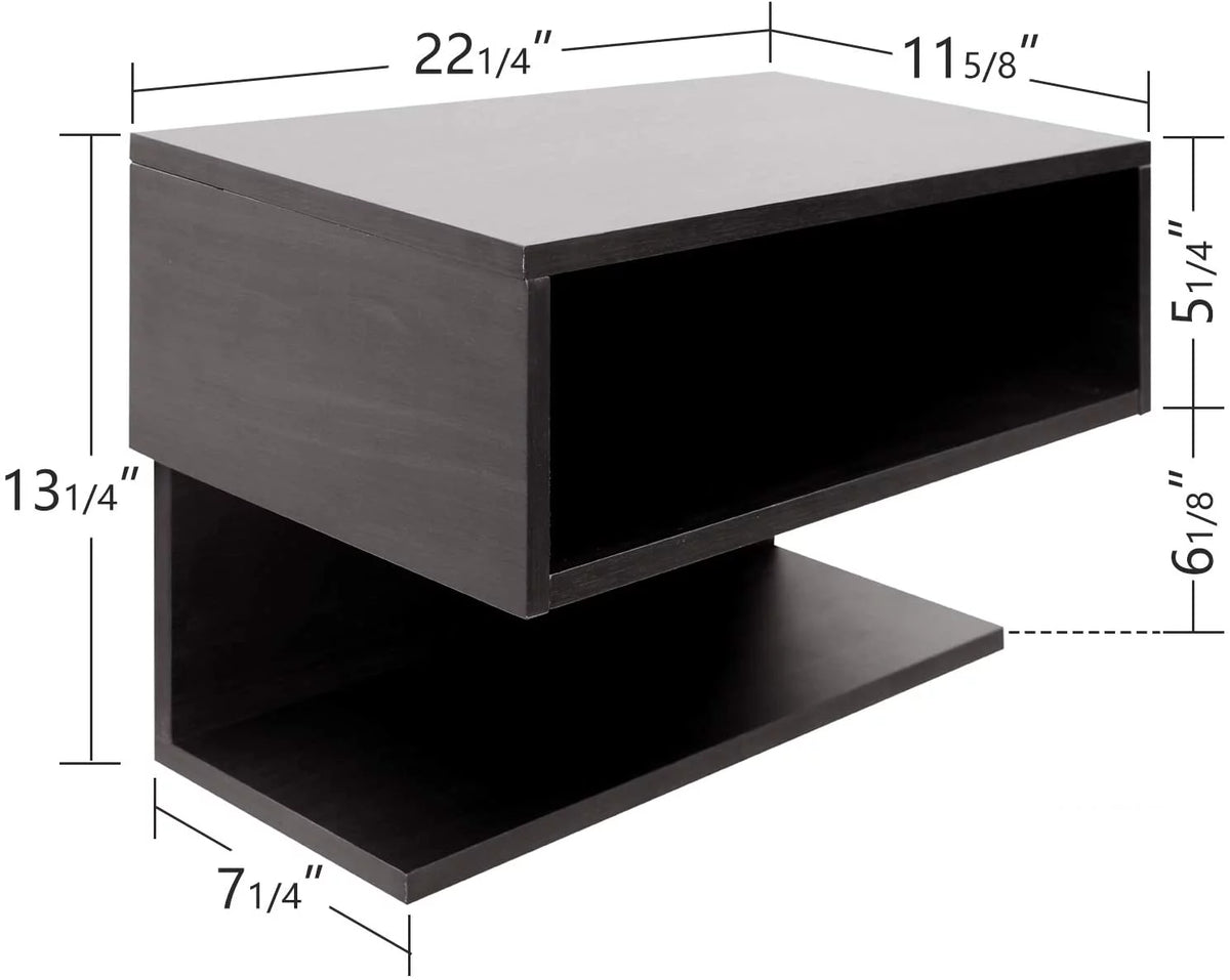 11" x 22" Wood Floating Shelf C327578