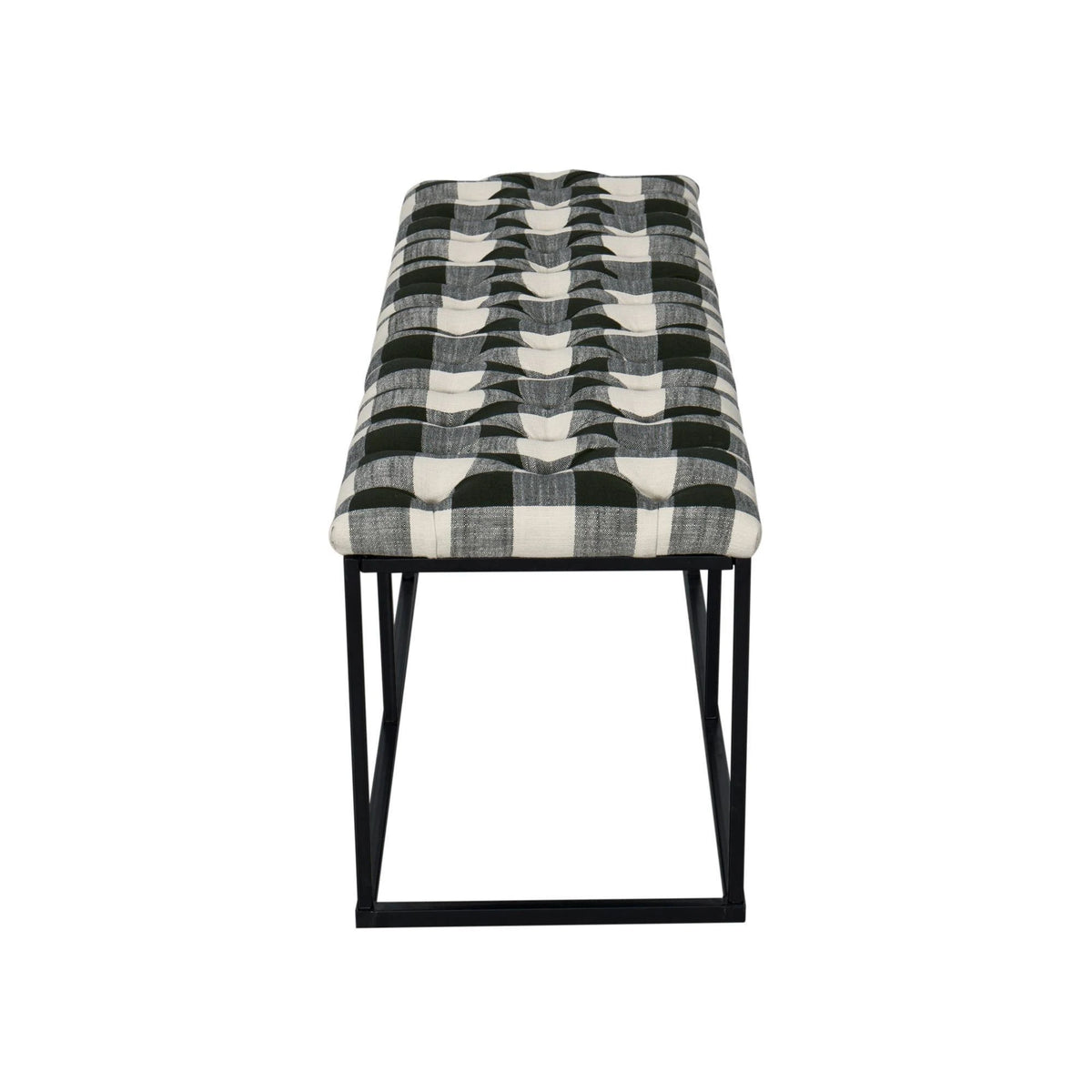 Black Padded Bench Y947