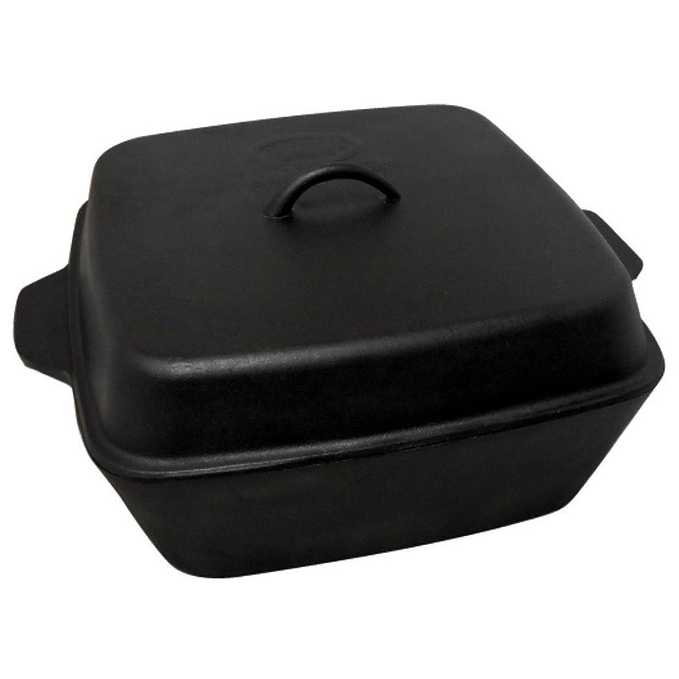 12-Quart Seasoned Cast Iron Roaster with Lid C399856
