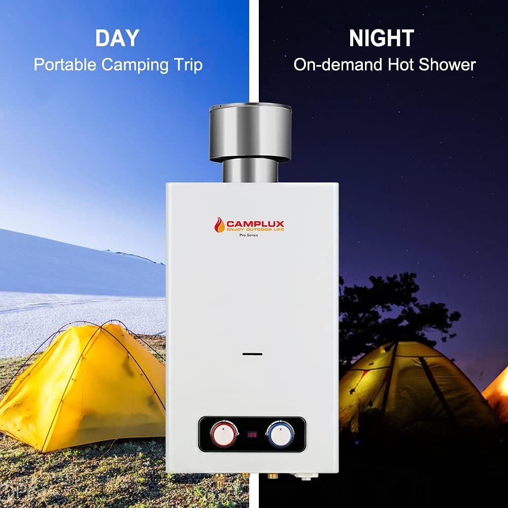 1.58 GPM Outdoor Propane Tankless Water Heater with S/S Rain Cap O15731