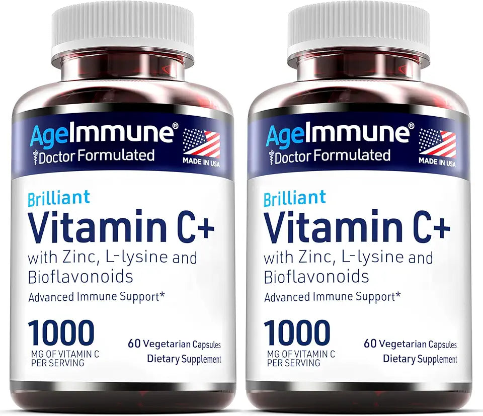 Vitamin C 1000mg Complex with L-Lysine 500mg, Zinc Gluconate 12mg, Bioflavonoids 300mg D935130