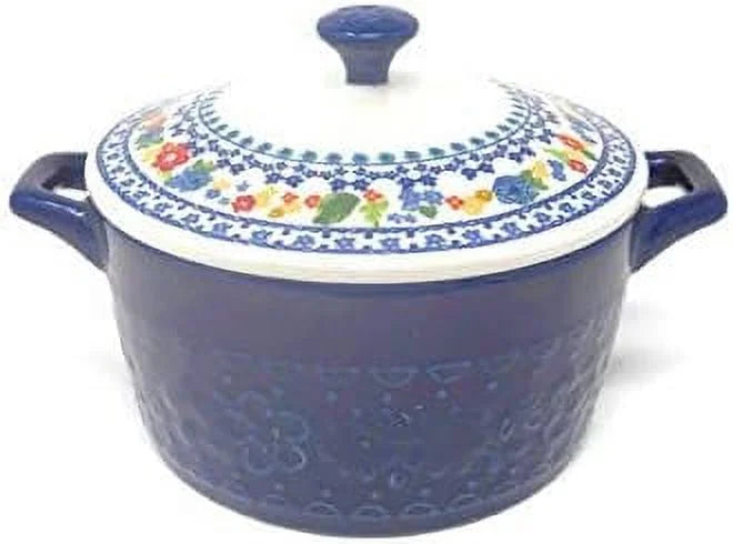 Mini Casserole With Lid 14.4 Oz Cobalt D4521