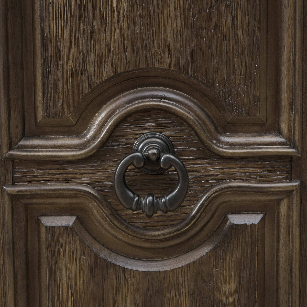 Oak Brown Two Door Accent Chest E11791