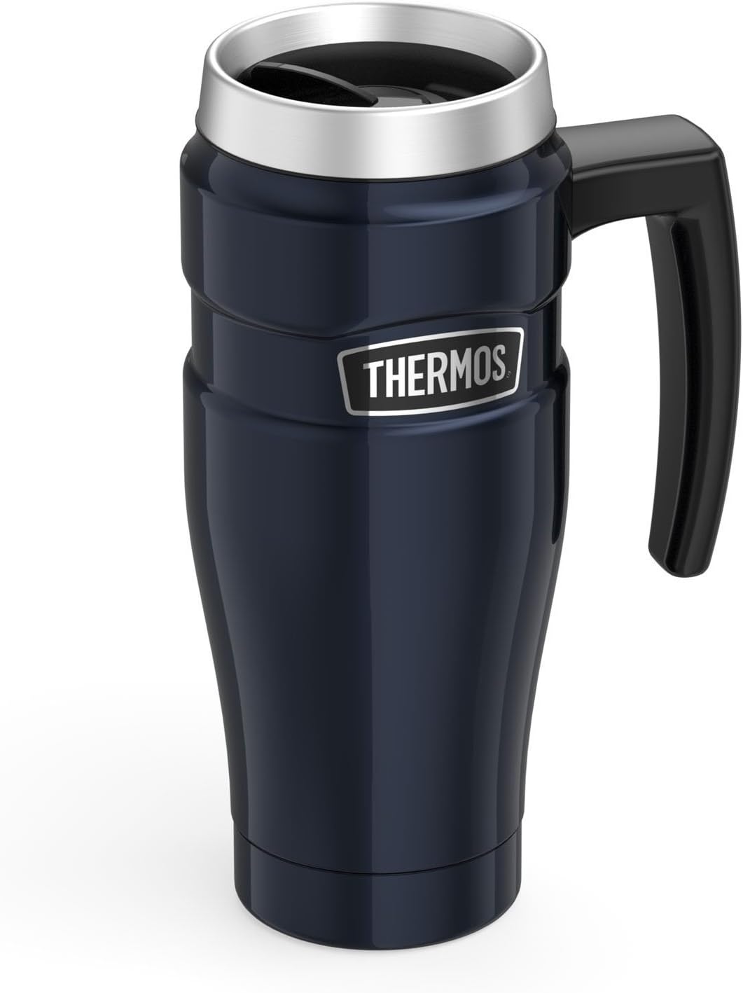 16 Ounce Blue Stainless Steel Travel Mug G6212