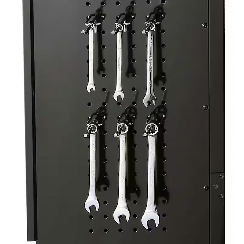 10-Piece Welded Steel Garage Storage System in Black N7755