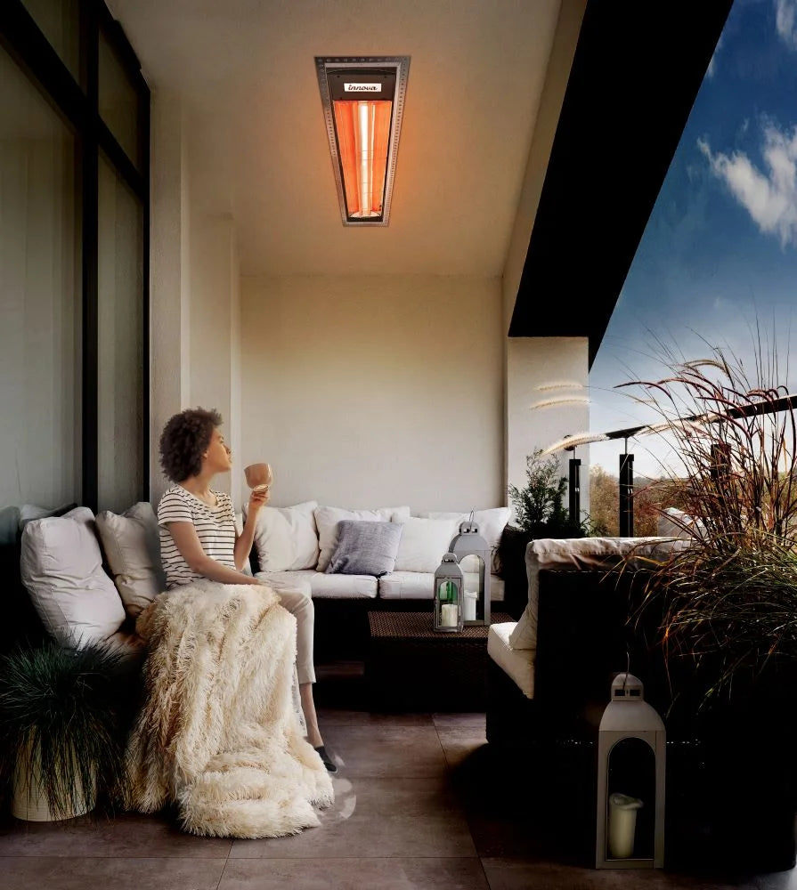 5000 Watt Electric Infrared Dual Element Wall Mount Heater P818