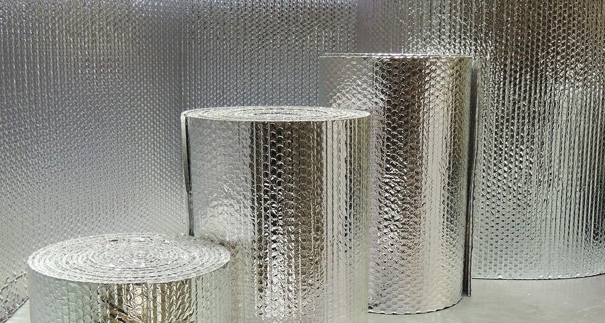Double Sided Reflective Aluminum Foil Insulation Roll 24" x 25' Pack of 2 T83547