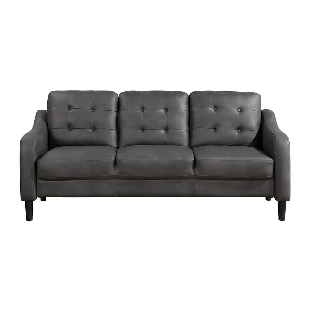 Gray 2-Piece Microfiber Sofa Set O4067