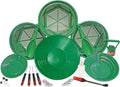 Gold Panning Kit with Classifiers, Pans, Tweezers, Vials S85894