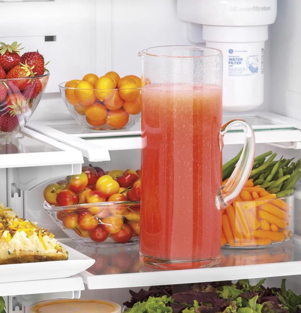Black Stainless Steel Counter Depth French Door Refrigerator F2526