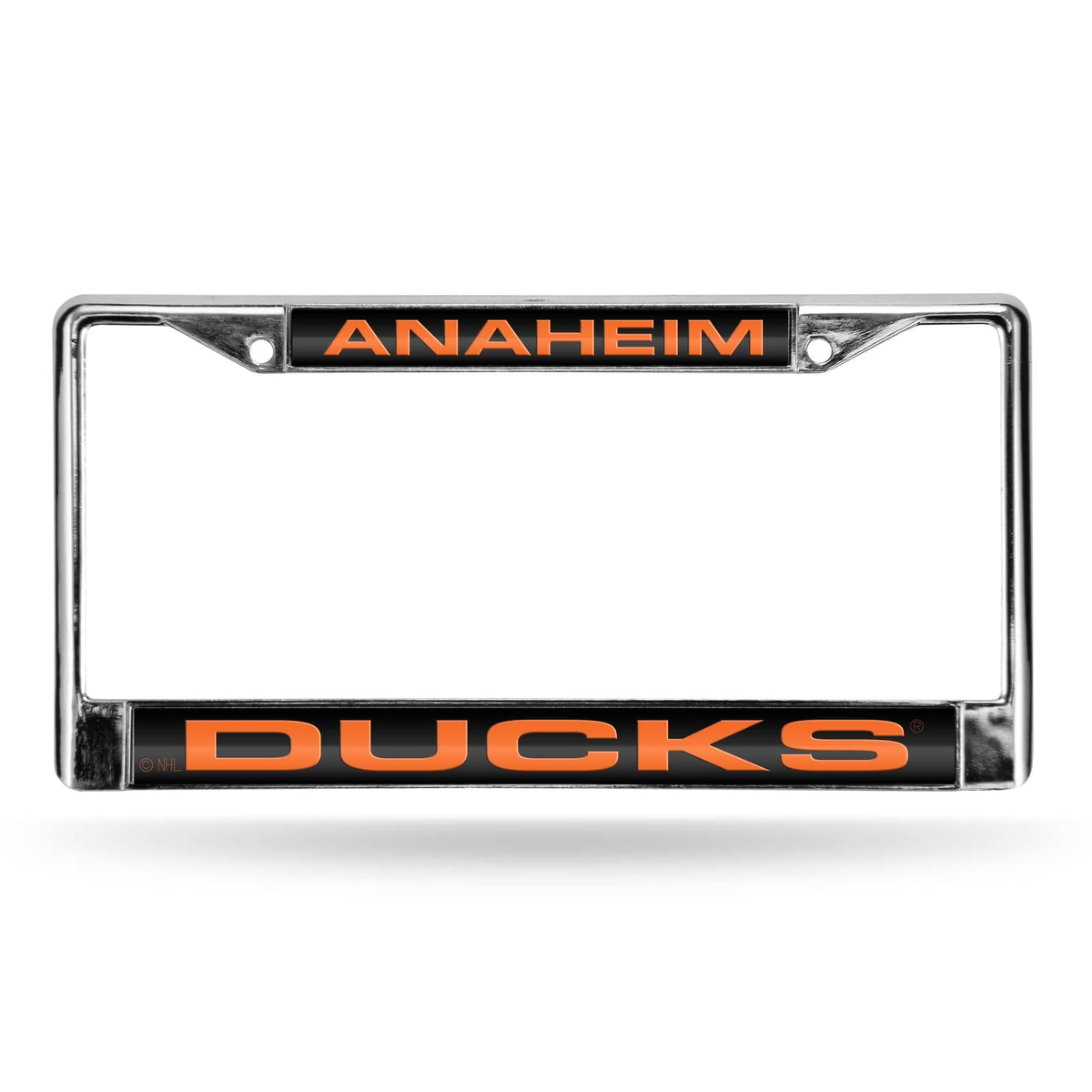 Black and Silver NHL Anaheim Ducks License Plate Cover M5181