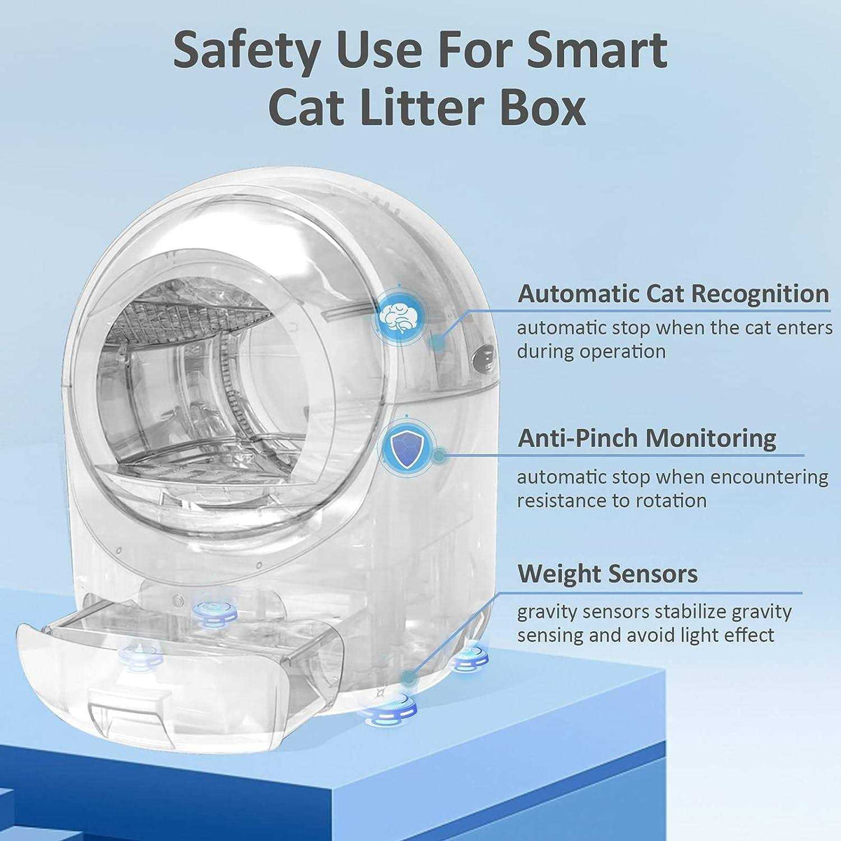 Self Cleaning Automatic Cat Litter Box X853172