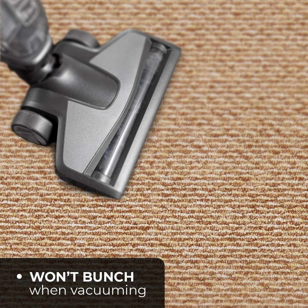 Skid-Resistant Carpet Runner - Praline Brown - 10 Feet X 27 Inches K446