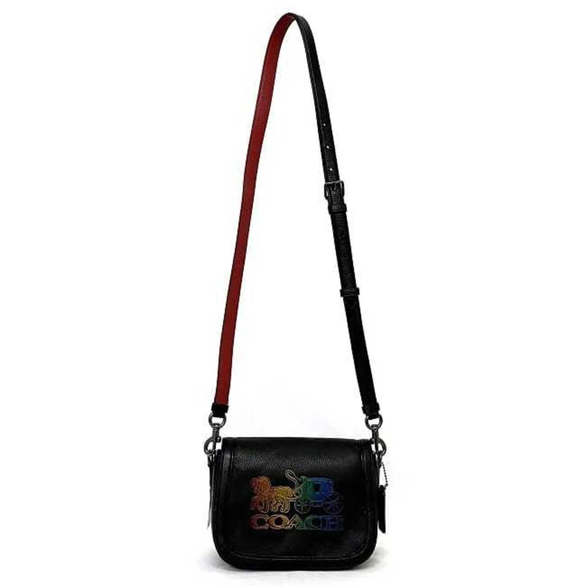 Black Leather Shoulder Bag E331350