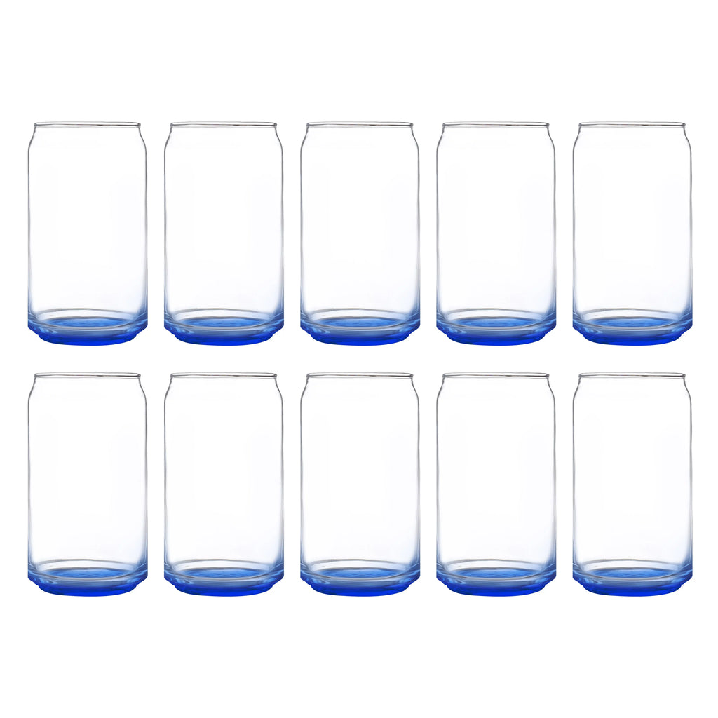 Blue 16 oz Glassware Set of 10 H969337